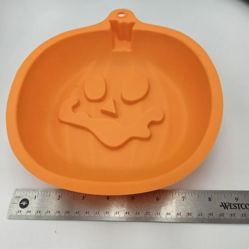 Halloween Bat and Pumpkin Silicon Mold Baking‎ Set Of 2